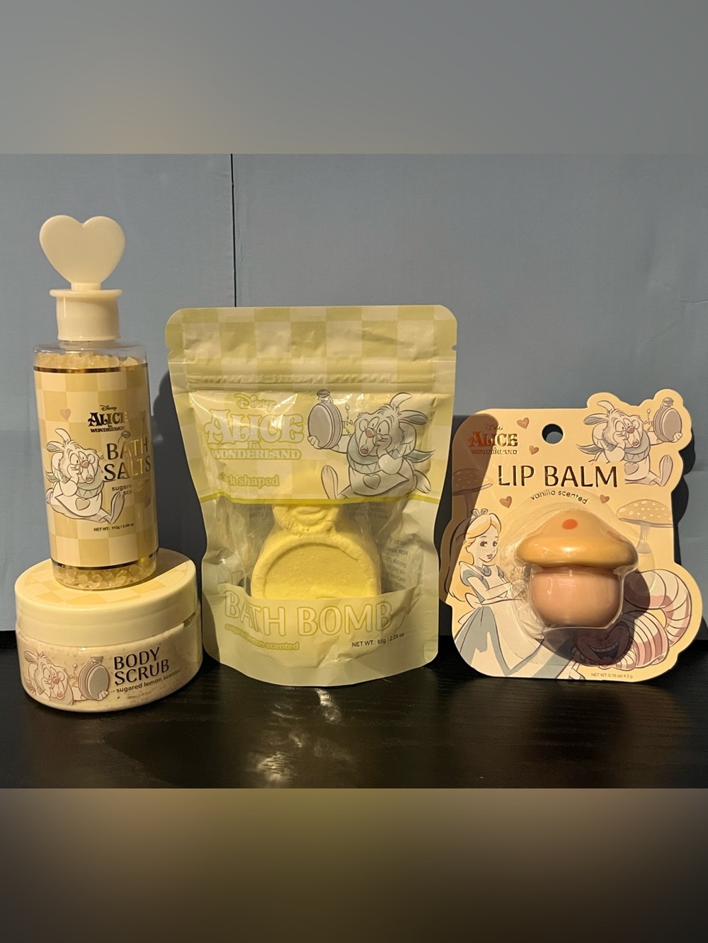 Disney Alice in Wonderland Spa Gift Bundle Bath Set
